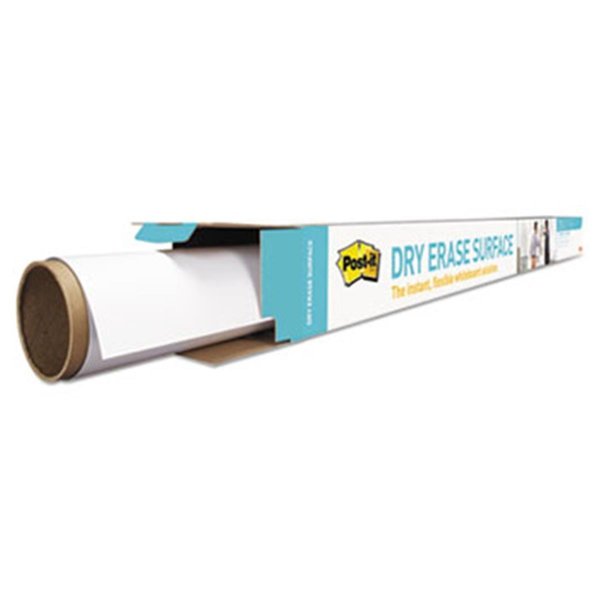 3M Commercial 3M-Commercial Tape Div. DEF6X4 Dry Erase Surface With Adhesive Backing - White; 72 in. DEF6X4